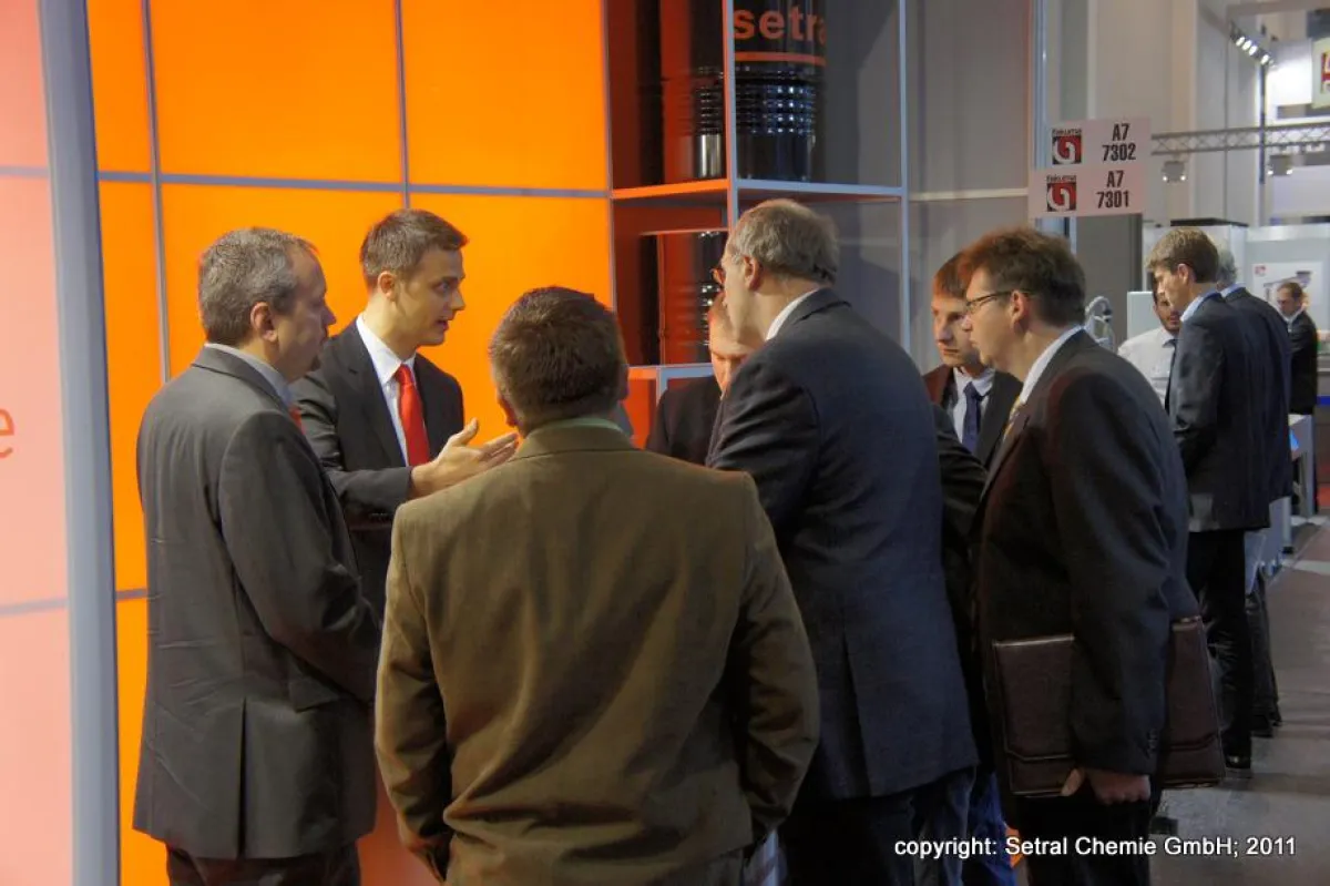 Messestand der Setral auf der Fakuma 2011 in Friedrichshafen