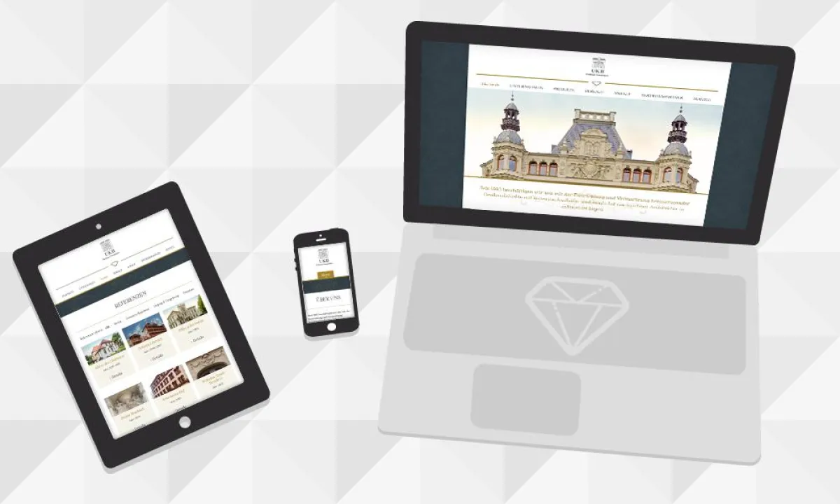 UKB Denkmal AG glänzt mit neuer Website von i-fabrik