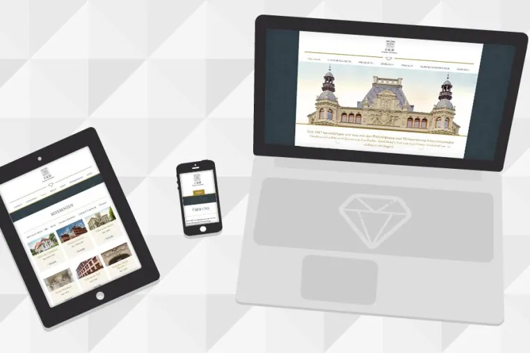 Bild: Immobilien-Juwel: UKB Denkmal AG glänzt mit neuer Website von i-fabrik
