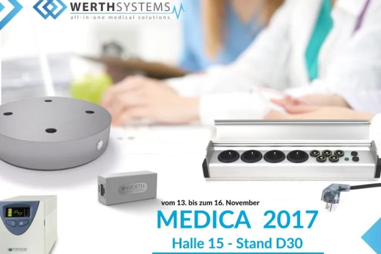 Werth Systems stellt auf der Medica 2017 aus Bild: Werth Systems stellt auf der Medica 2017 aus
