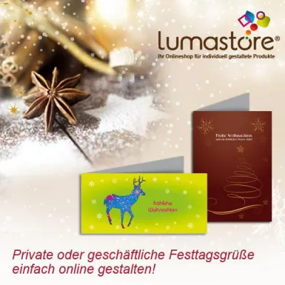 Bild: lumastore Weihnachtskarten – Ein Geschenk für Sie selbst und Ihre Lieben.