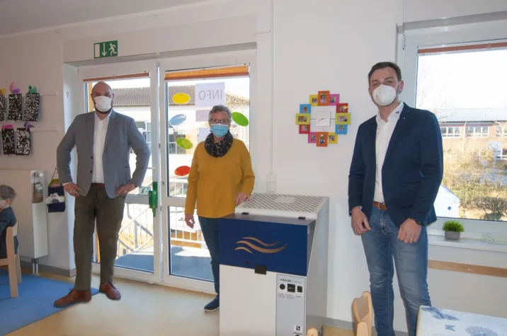 Bild: Luftreiniger machen Kitaluft sauberer