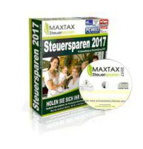 Bild: MAXTAX Steuersparen 2017 für die Steuererklärung 2016