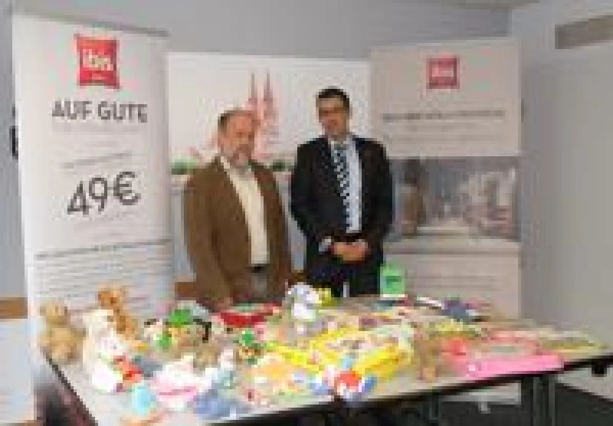 Gordon Kleebaum (r.) mit Winfried Wilms (l.)