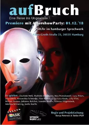 Bild: „AufBruch“ – Die INSZENIERUNGSKLASSEN der TASK Schauspielschule feiern Premiere im Sprechwerk Hamburg