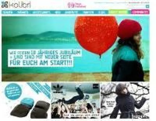 Kolibrishop präsentiert sich im neuen Layout Bild: Kolibrishop präsentiert sich im neuen Layout