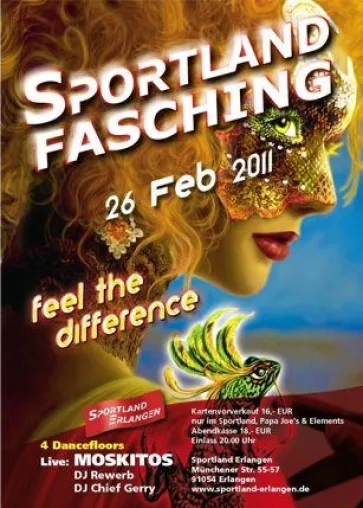 Kostümfoto-Wettbewerb: Zwei Karten für den ausverkauften Sportland Fasching gewinnen Bild: Kostümfoto-Wettbewerb: Zwei Karten für den ausverkauften Sportland Fasching gewinnen