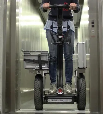 Bild: Umweltfreundliches Segway toppt Rad und Auto bei kurzen Strecken