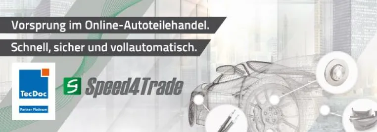 Bild: Mit Speed4Trade und TecDoc auf dem „Highway to sell!“ – schnell, sicher und vollautomatisch