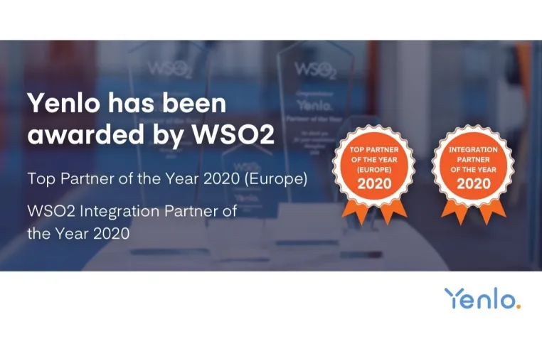 Bild: Yenlo zum "WSO2 Top Partner of the Year" gewählt - zum dritten Mal in Folge (Europa)