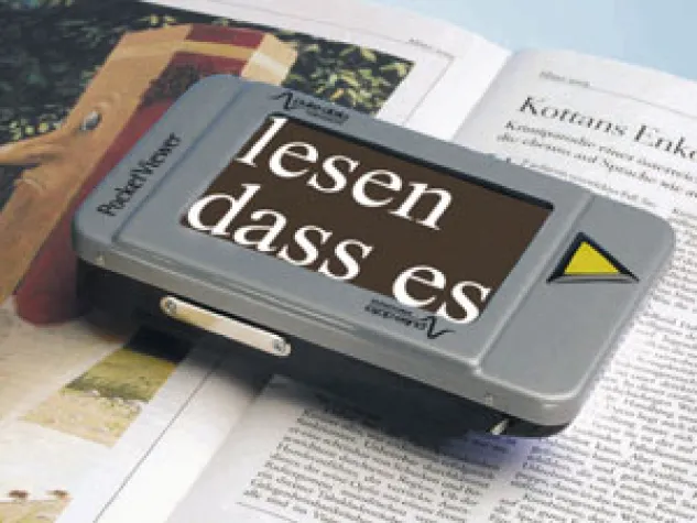 Bild: Drittes Auge hilft durch den Alltag – Lesegeräte kompensieren verlorene Sehkraft