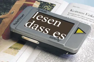 Bild: Drittes Auge hilft durch den Alltag – Lesegeräte kompensieren verlorene Sehkraft