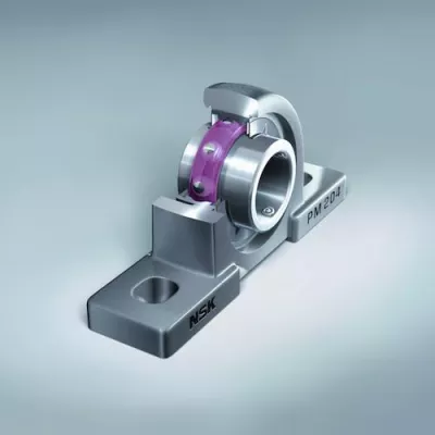 Bild: Molded Oil™-Edelstahl-Gehäuselager in einer Gemüsewaschanlage