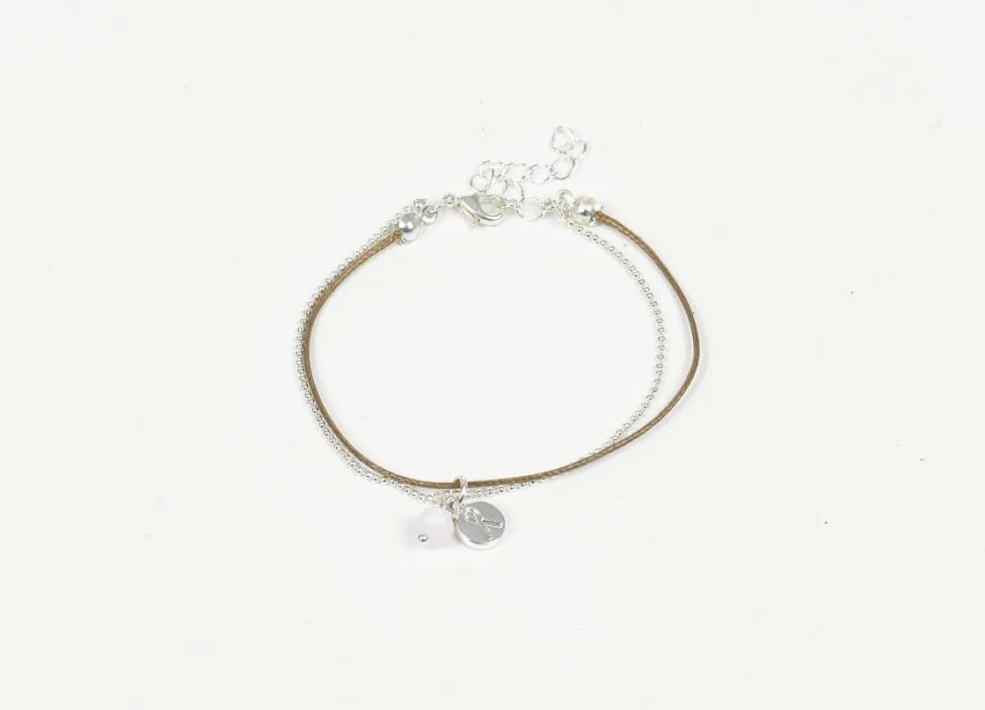 Charity Armband von BiBA & Pink Ribbon Deutschland