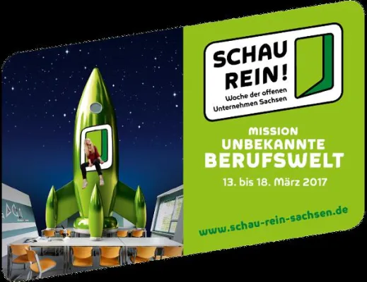 „Schau rein!“ in Dresdner Unternehmen! Bild: „Schau rein!“ in Dresdner Unternehmen!
