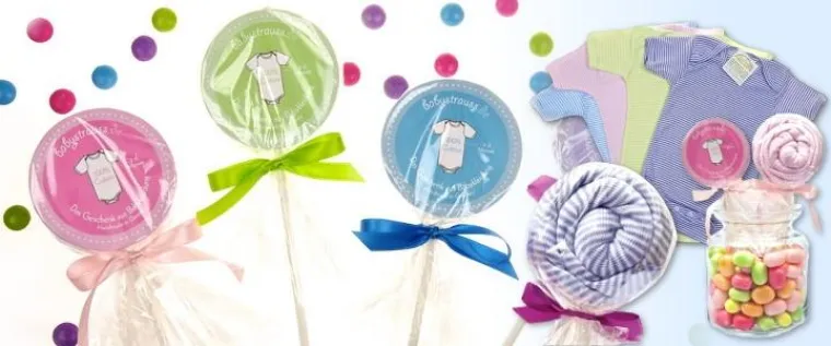 Bild: „Süße“ Babylollis – die innovative Geschenkidee auf MY-BABY-SHOP.com
