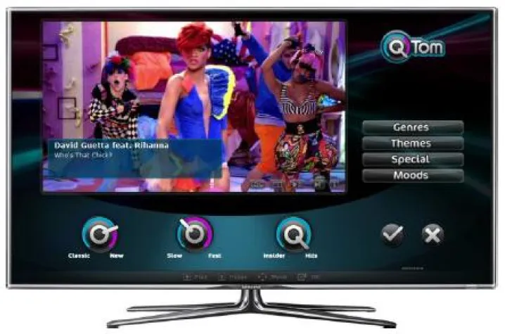 Bild: Neue Partnerschaft zwischen QTom und Samsung