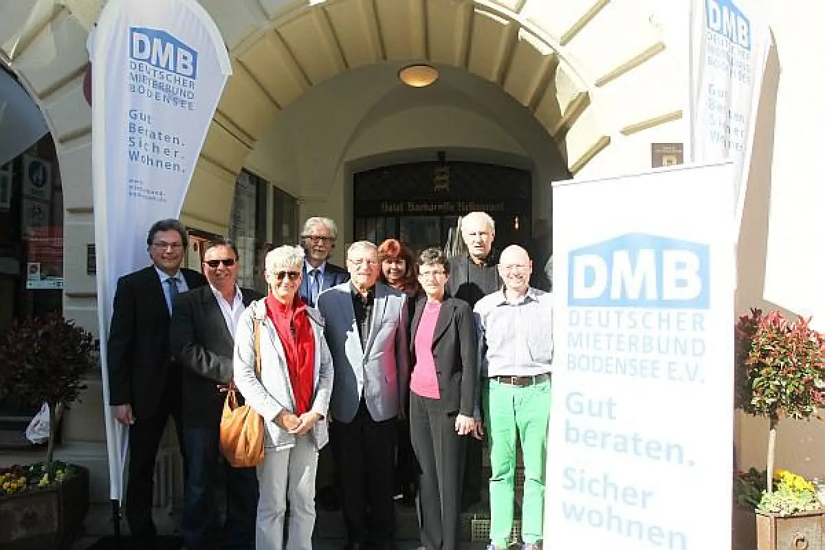 Der neu gewählte Vorstands des Deutschen Mieterbunds Bodensee e.V.