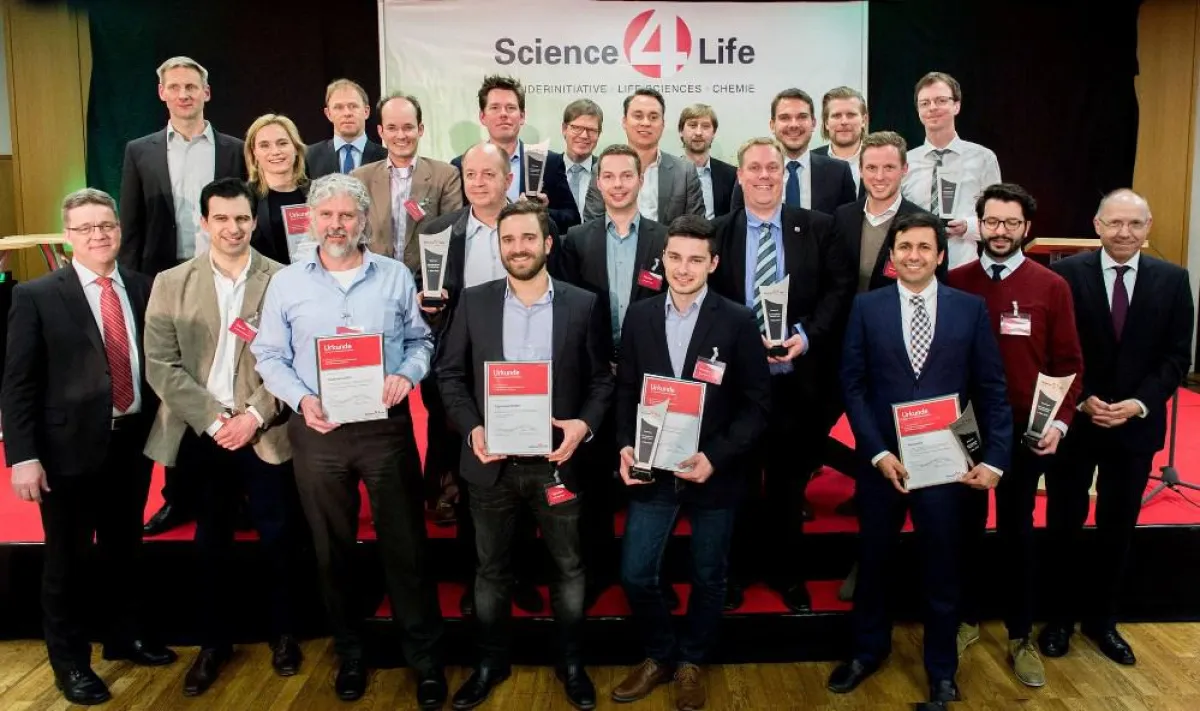 Die Gewinner der Konzeptphase des Science4Life Venture Cup 2016