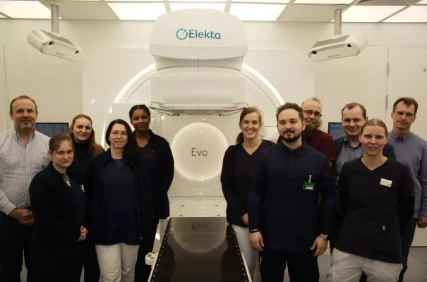 Bild: Weltpremiere in Berlin: Neue Tumorbestrahlungstechnologie erstmals im klinischen Einsatz