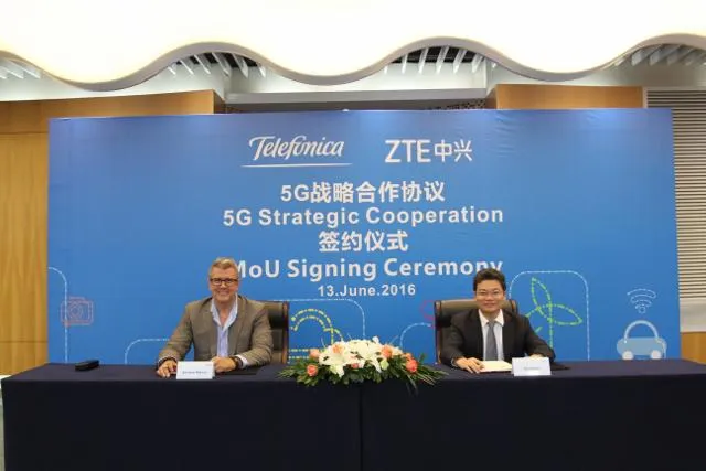 ZTE kooperiert bei 5G mit dem spanischen Telekomkonzern Telefónica S. A Bild: ZTE kooperiert bei 5G mit dem spanischen Telekomkonzern Telefónica S. A