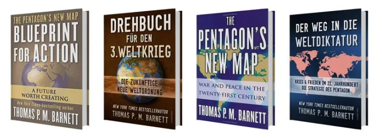Bild: Thomas P.M.Barnett "The Pentagons New Map" & "Blueprint For Action" nun auch auf deutsch