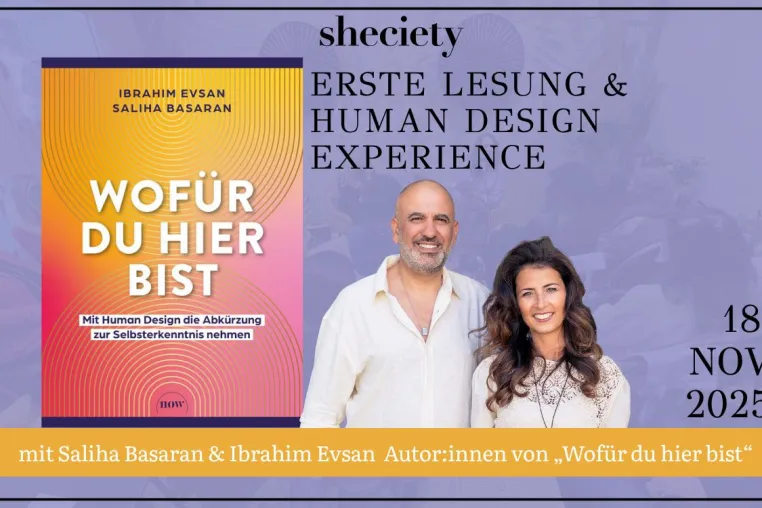 Lesung & Human Design Experience in der Maison sheciety Bild: Lesung & Human Design Experience in der Maison sheciety