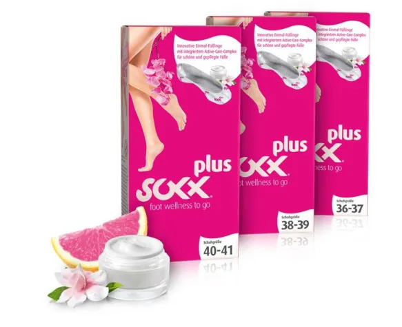 Bild: soxxplus® – foot wellness to go
