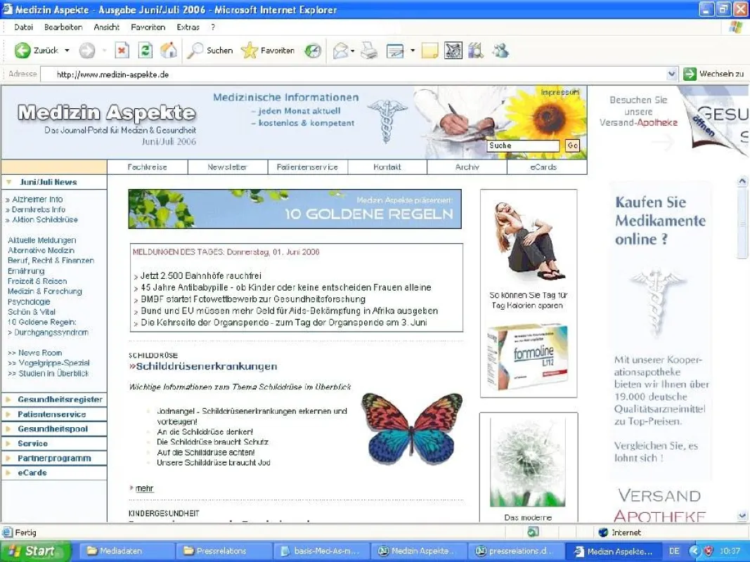 Die neue Ausgabe von MEDIZIN ASPEKTE ist online