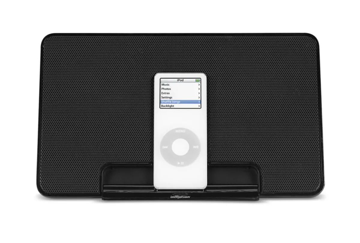 Altec Lansing präsentiert Weltneuheit auf der IFA in Berlin: Eine perfekte Partnerschaft zwischen iM500 von Altec Lansing und iPod Nano. Das iM500 kostet 129 Euro.