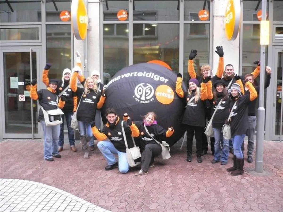 Street-Promotion Klimaverteidiger