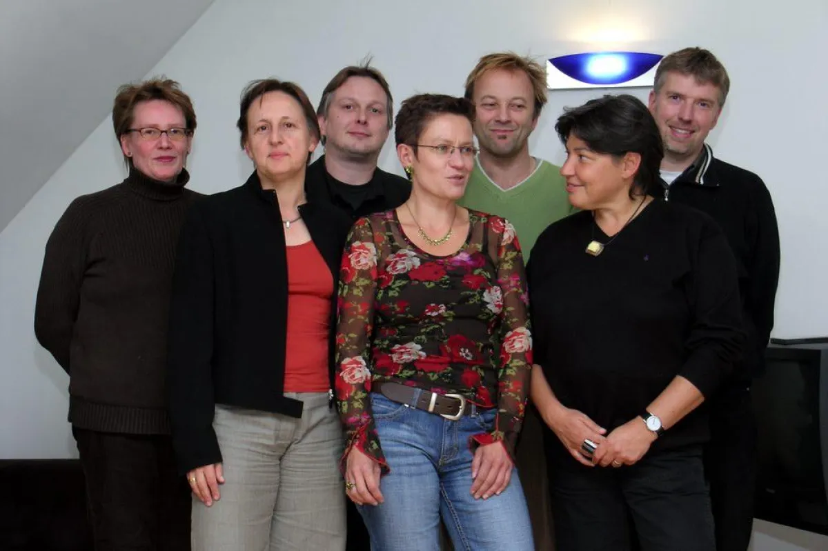 Die Jury des Felix Rexhausen-Preis 2010: Susanne Wankell, Dorothee Winden, Pascal Beucker, Dr. Petra Werner, Dr. Jürgen Bräunlein, Dr. Carmen Kaminsky, Arnd Riekmann, (von links); Foto: Axel Bach, Köl