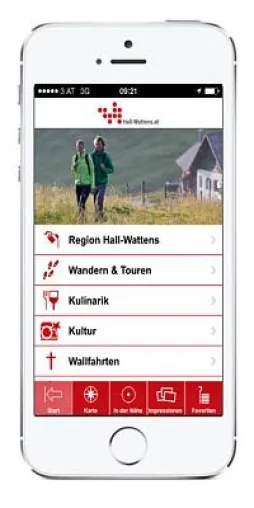 Neu: Die kostenlose Reiseführer-App der Region Hall-Wattens Bild: Neu: Die kostenlose Reiseführer-App der Region Hall-Wattens