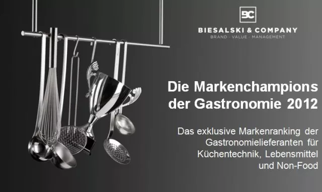 Bild: Die Markenchampions der Gastronomie 2012