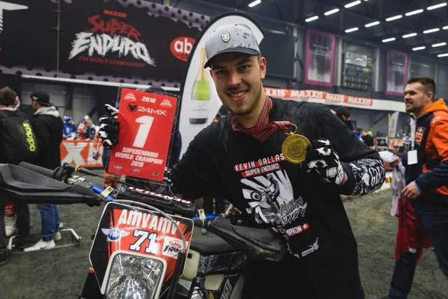 Bild: Kevin Gallas ist SuperEnduro Junioren Weltmeister 2018