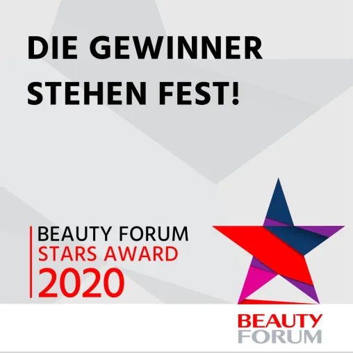BEAUTY FORUM Stars Award 2020 Bild: BEAUTY FORUM Stars Award 2020