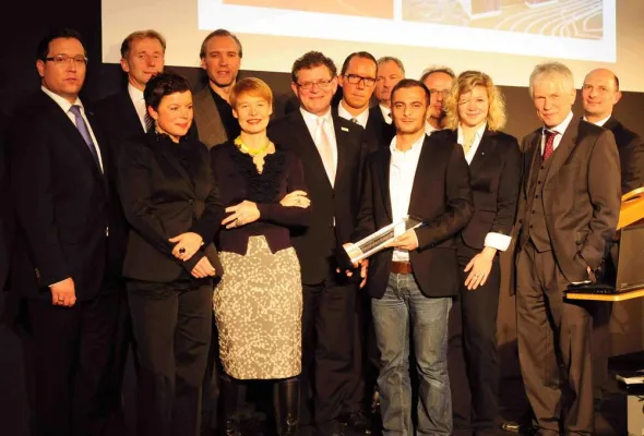 Bild: immobilienawardberlin 2011 für das "nhow" Musik- und Lifestylehotel