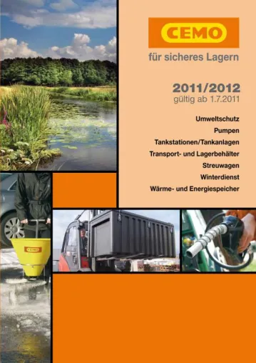 Bild: Neuer, erweiterter CEMO Hauptkatalog 2011/2012