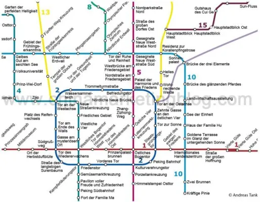 Bild: An der Apfelplantage auf der Eins Richtung Osten – Der konstruierten Alterität Chinas entgegenwirken