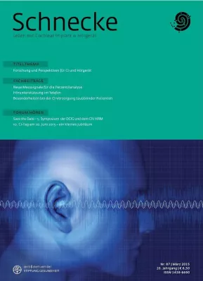Bild: Fachzeitschrift „Schnecke“ über Forschungen und Perspektiven für Cochlea-Implantate und Hörgeräte