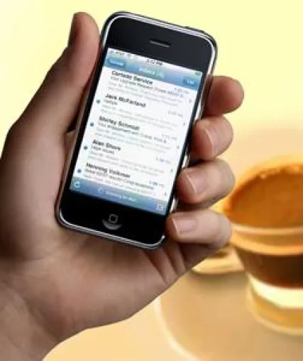 Bild: Kostenloser Mobile E-Mail-Service für das jetzt in Deutschland erhältliche Apple iPhone