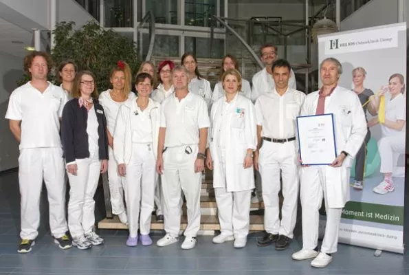 Bild: HELIOS Ostseeklinik Damp erhält VRA-Gütesiegel und ist zertifizierte Rheumaeinrichtung