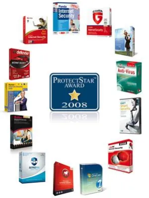 Bild: ProtectStar™ TestLab zeichnet 3 Hersteller von Internet Security Suiten mit dem ProtectStar™ AWARD 2008 aus