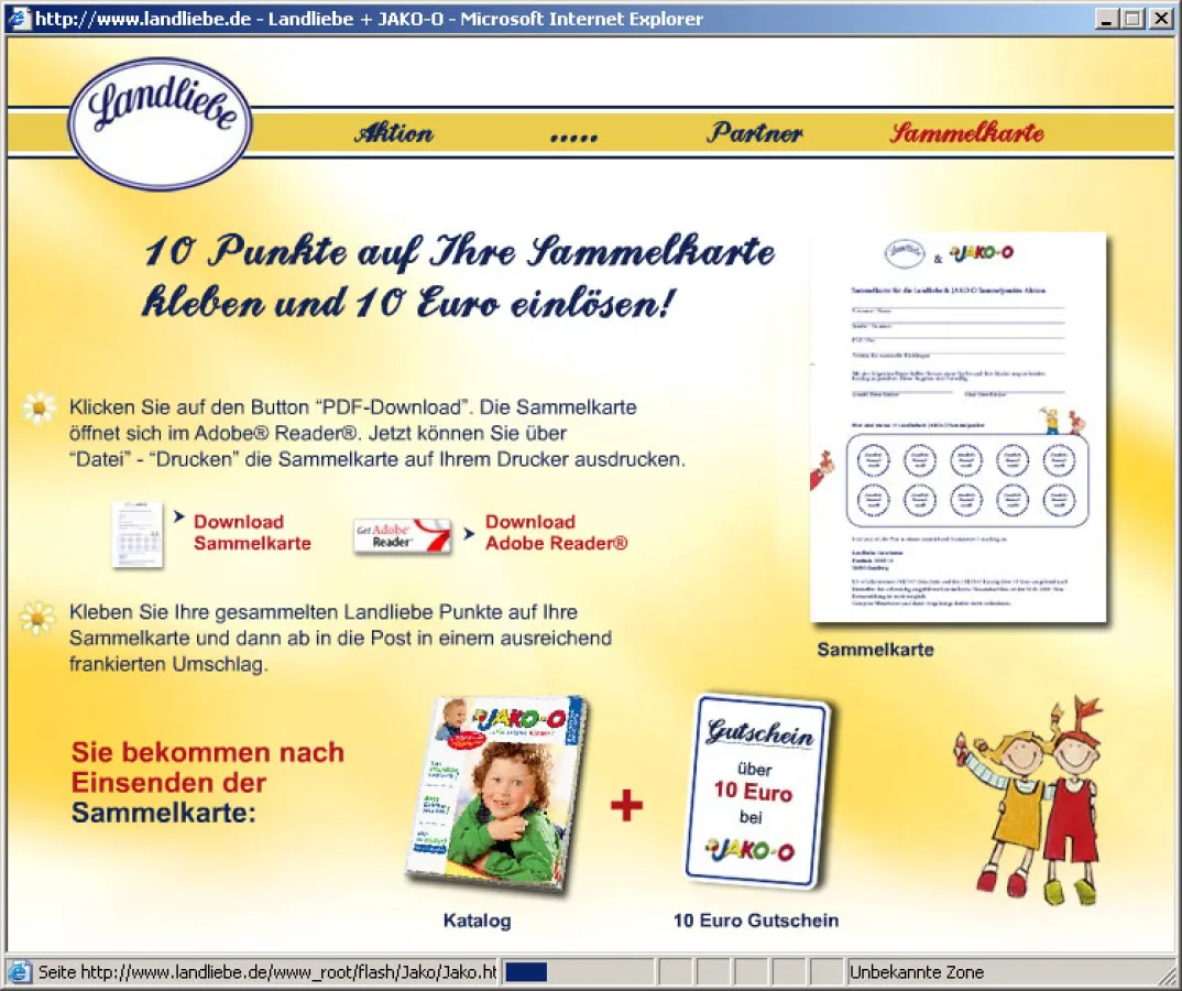 Landliebe lädt zum Sammeln ein - www.landliebe.de.