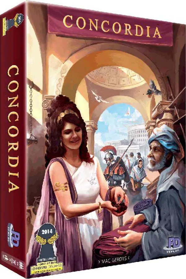 Strategiespiel Concordia mit neuem Schachteldesign