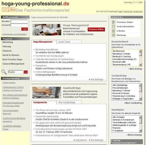 Bild: Neues Fachinformationsportal für Hoteliers und Gastronomen