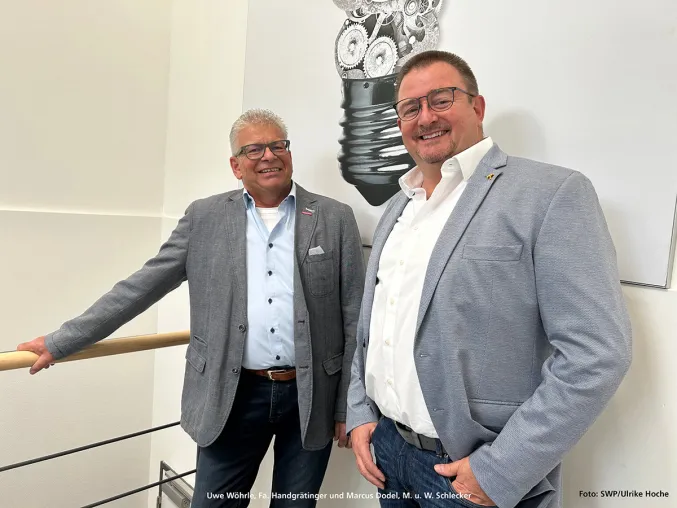 Bild: M. u. W. Schlecker Elektrische Anlagen übernimmt die Firma Handgrätinger Elektro-Anlagen