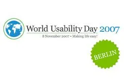 Bild: 3. weltweiter Informationstag für benutzerfreundliche Technik: World-Usability-Day 2007