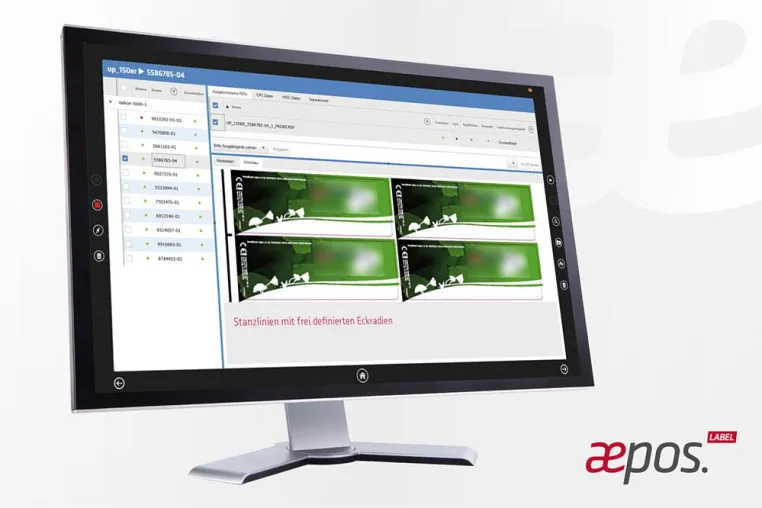 aepos.Label - Die neue Workflowlösung für den Etikettendruck ist da Bild: aepos.Label - Die neue Workflowlösung für den Etikettendruck ist da