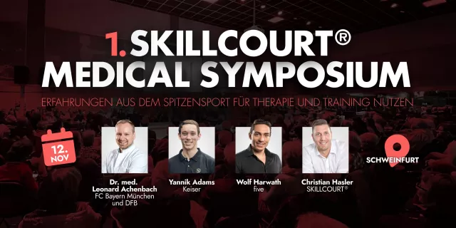 Bild: Lehren aus dem Spitzensport: Übertragung in die Praxis – 1. SKILLCOURT® Medical Symposium in Schweinfurt